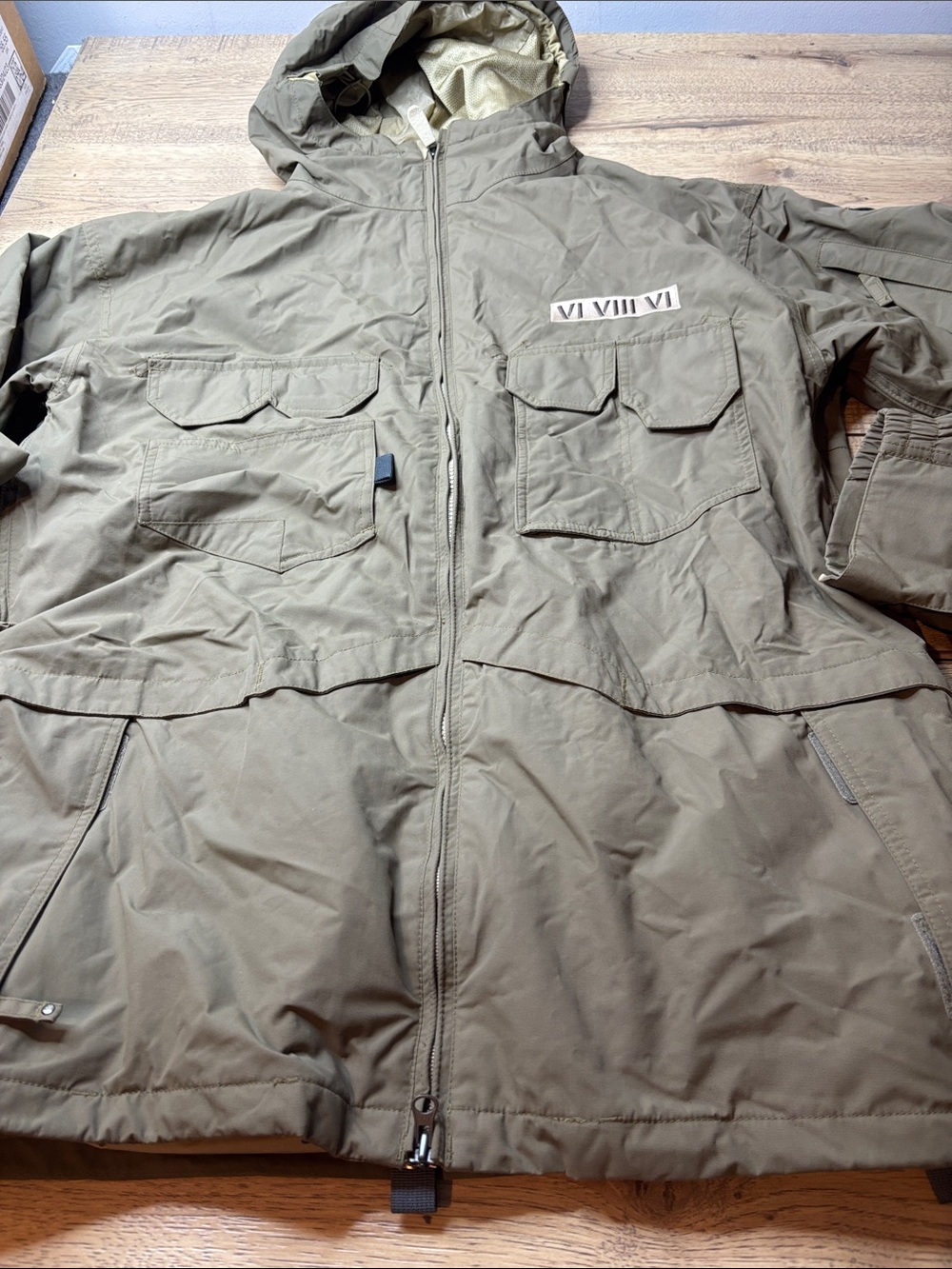 Men's 686 Smarty 3 in 1 Olive Green Ski/Snowboard Jacket with Hood Size XL - Picture 6 of 16